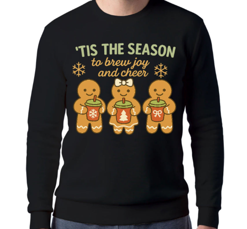 ’Tis The Season Gingerbread Crewneck