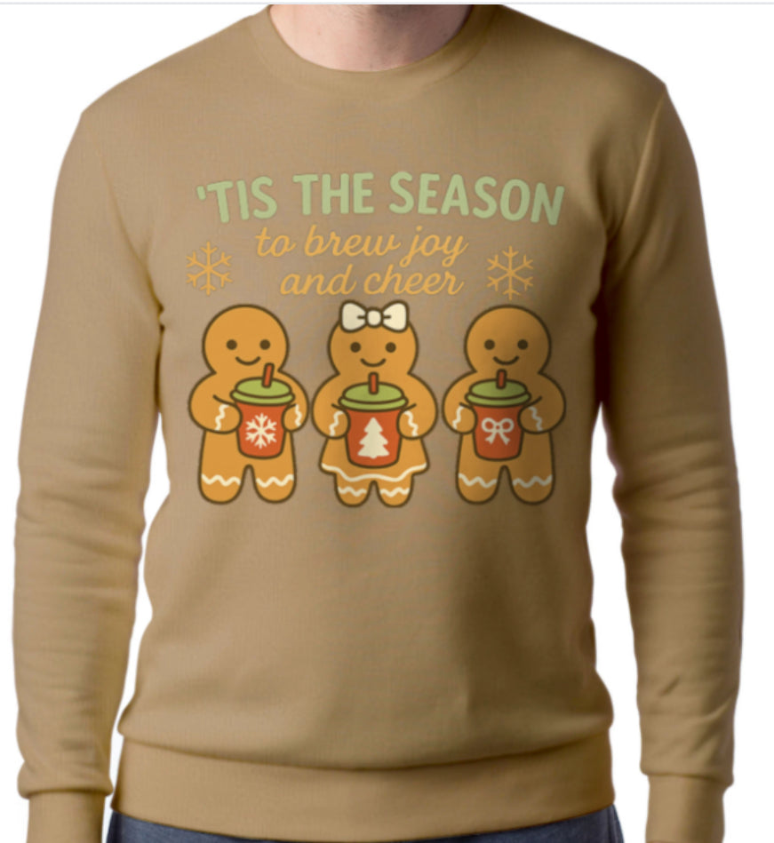’Tis The Season Gingerbread Crewneck
