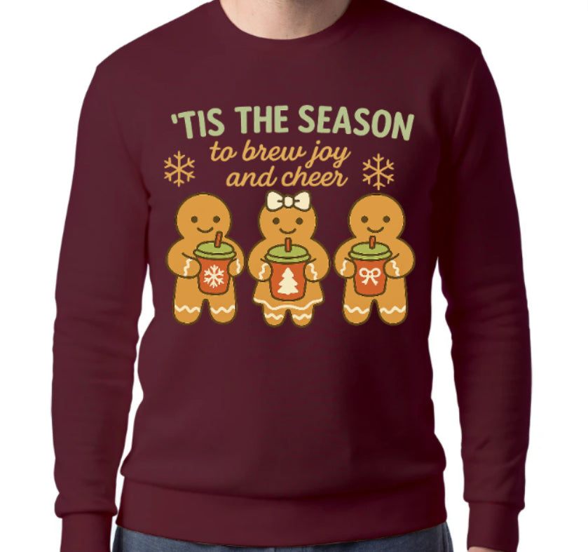 ’Tis The Season Gingerbread Crewneck